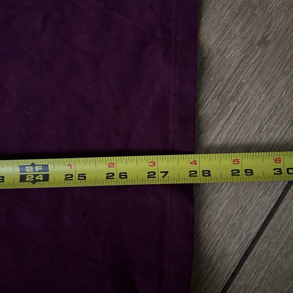 Torrid Burgundy Lace Back Top- 2 - Picture 4 of 5